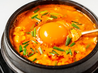 【ランチ】特製ミンチ（海鮮）スンドゥブチゲ定食